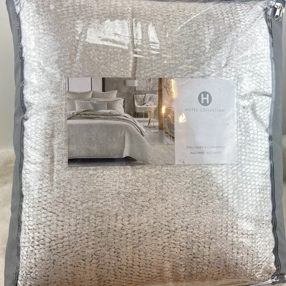 Hotel Collection Tessellate F/Q Comforter & Shams